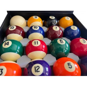 CHAMPION PREMIUM 2-1/4" BILLIARD POOL BALL SET COMPLETE 16 BALL SET